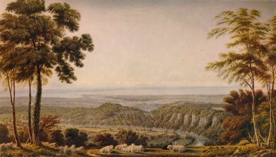 Vue de la falaise de Wyndd, près de Chepstow - Matin, vers 1820, 1938 - Joseph Mallord William Turner