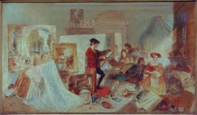 Étude de Watteau selon les règles de Fresnoy - Joseph Mallord William Turner