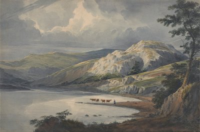 Un lac de montagne - William Turner of Oxford