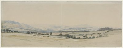 Paysage vallonné en Northumberland - William Turner of Oxford