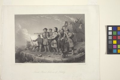 Première vue du Kentucky par Daniel Boone - William Tylee (after) Ranney