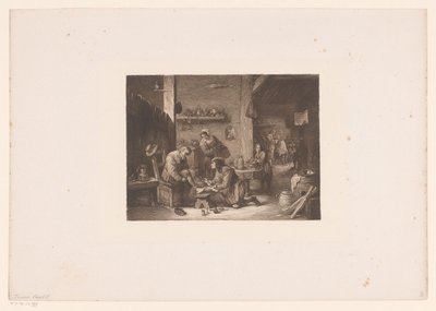 Intérieur avec un médecin et un barbier - William Unger