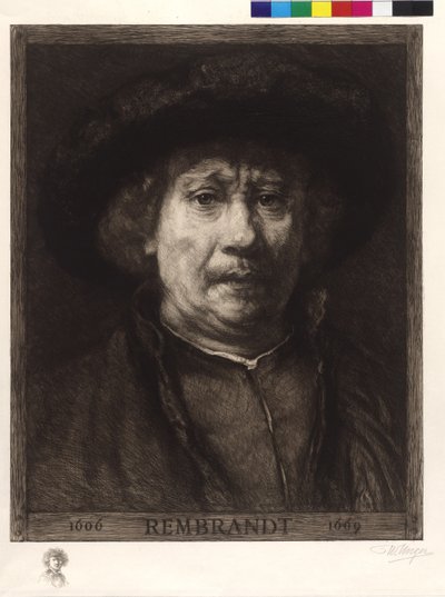Autoportrait de Rembrandt - William Unger