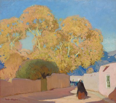 Canyon Drive, Santa Fe - William Victor Higgins