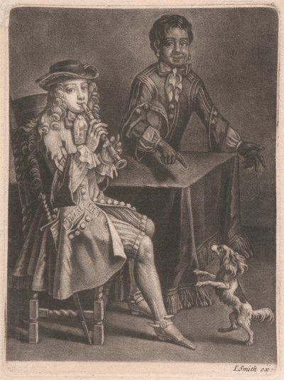 Deux jeunes hommes, l