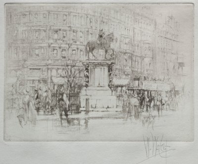 Charing Cross : La statue de Charles Ier - William Walcot
