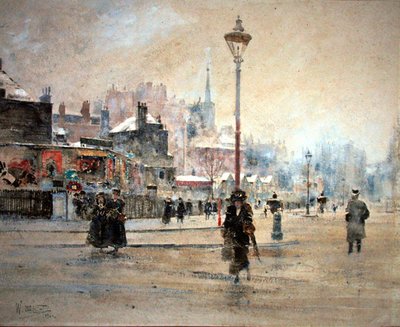Londres en hiver - William Walcot