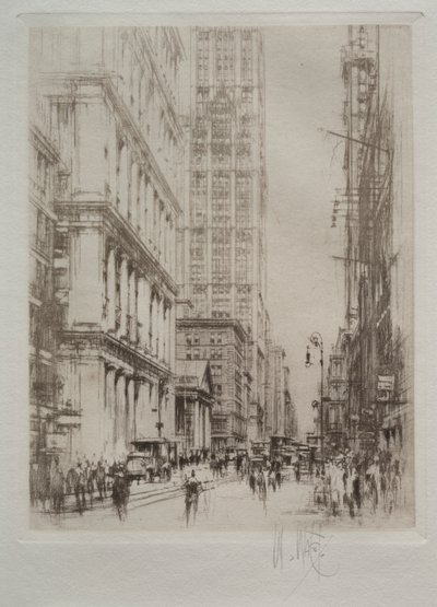 Lower Broadway - William Walcot