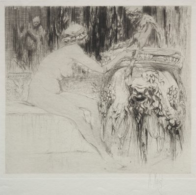 La Bacchante et le jeune faune - William Walcot