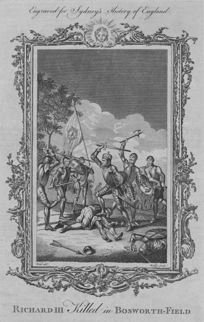 Richard III tué à Bosworth-Field, 1773 - William Walker