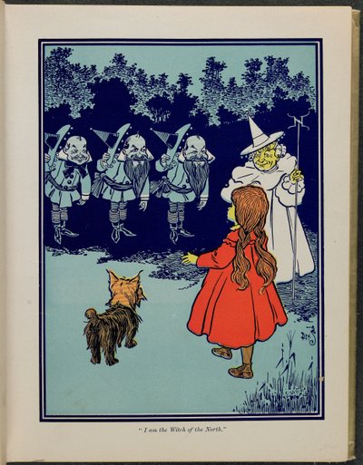 "Je suis la sorcière du Nord", illustration tirée du "Magicien d