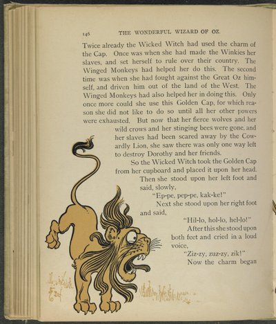 Illustration tirée de "Le merveilleux magicien d