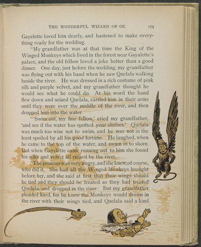 Illustration tirée de "Le merveilleux magicien d