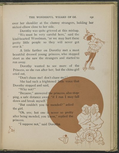 Illustration tirée de "Le merveilleux magicien d