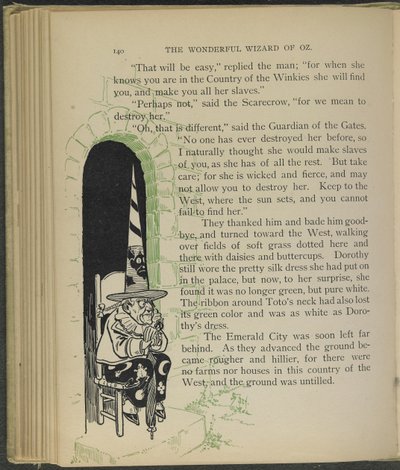 Illustration tirée de "Le merveilleux magicien d