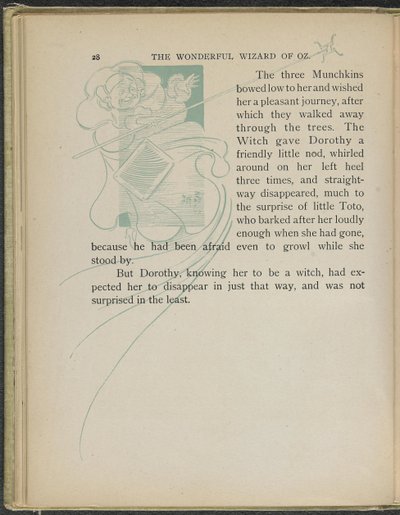 Illustration tirée de "Le merveilleux magicien d