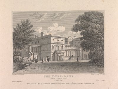 Deep-Dene. Façade est ou façade de la voiture, Surrey - William Wallis