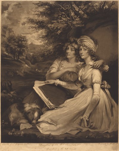 Les filles de Sir Thomas Frankland - William Ward after John Hoppner