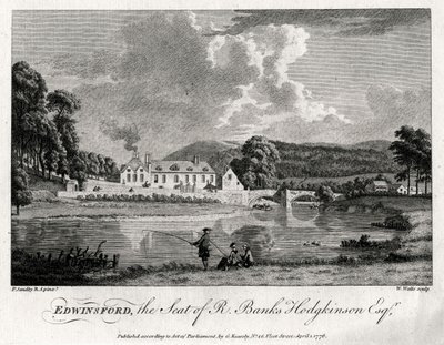 Edwinsford, la résidence de R Banks Hodgkinson Esq, Carmarthenshire - William Watts