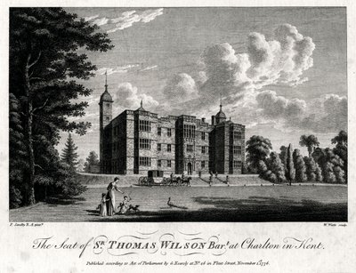 Le siège de Sir Thomas Wilson Bart à Charlton dans le Kent, 1776 - William Watts