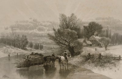Le chemin le plus proche en hiver - William Wellstood