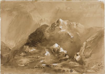 Montagnes brumeuses - William West