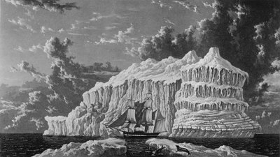 Iceberg dans la baie de Baffin, juillet 1819, du 