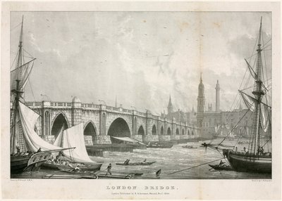 Pont de Londres - William Westall