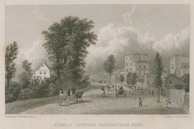 Cottage de Sir Richard Steele, Haverstock Hill - William Westall
