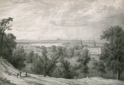Vue de Greenwich, Londres - William Westall