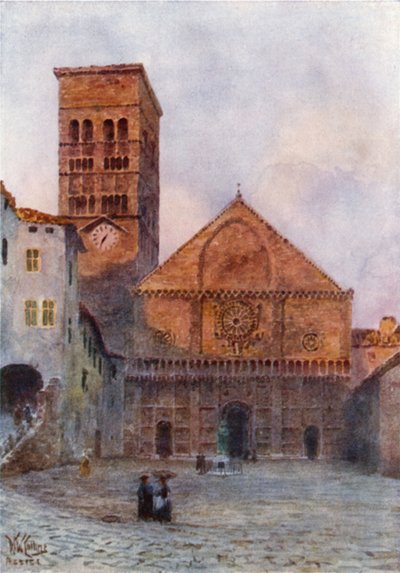 Assise. La cathédrale - William Wiehe Collins