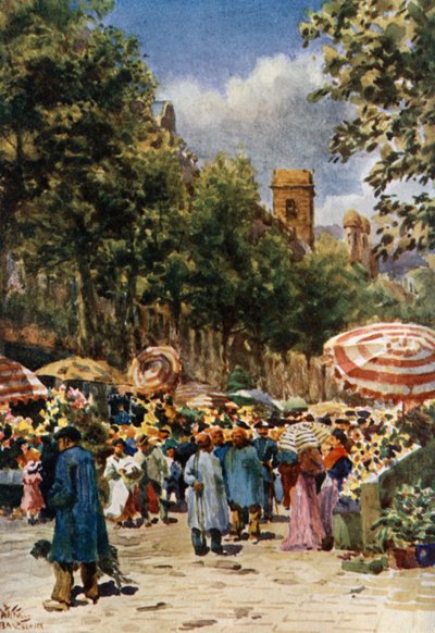 Barcelone, la Rambla - William Wiehe Collins