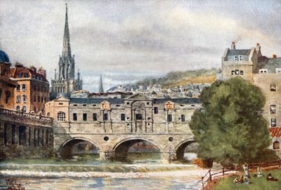 Bath, Pont Pulteney - William Wiehe Collins