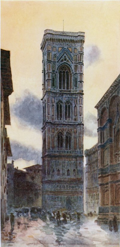 Florence. Le Campanile - William Wiehe Collins