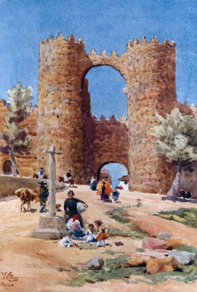 Porte à Avila, Puerta de San Vicente - William Wiehe Collins