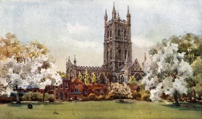 Gloucester depuis le Paddock - William Wiehe Collins