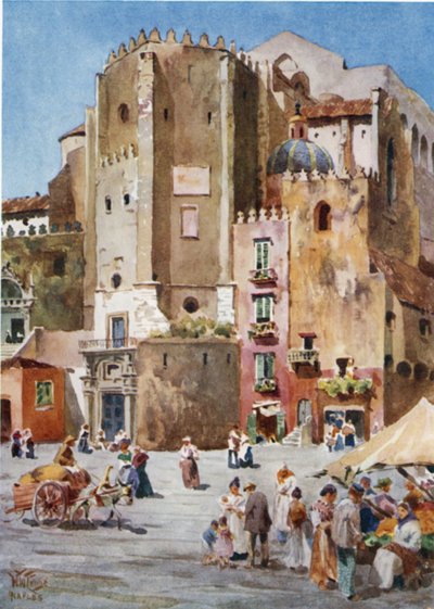 Naples. S. Domenico Maggiore - William Wiehe Collins