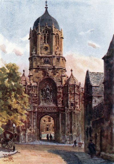 Oxford, porte de Christchurch - William Wiehe Collins