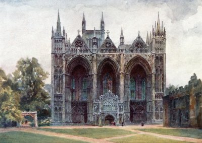 Peterborough, la façade ouest - William Wiehe Collins