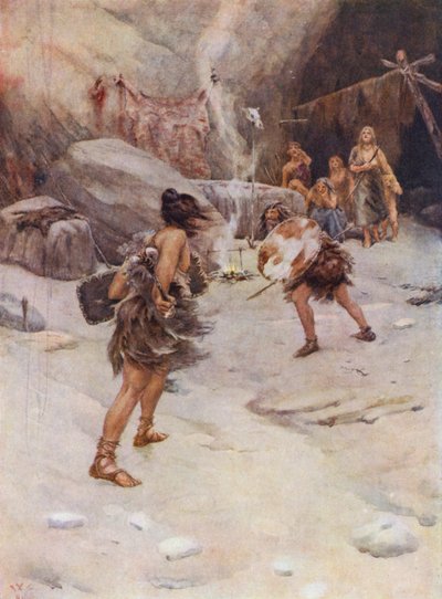 Homme préhistorique - William Wiehe Collins