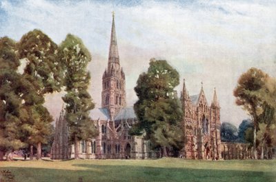 Salisbury, la cathédrale - William Wiehe Collins
