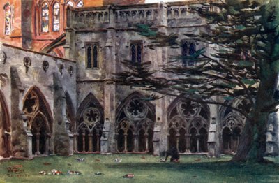 Salisbury, les Cloîtres - William Wiehe Collins