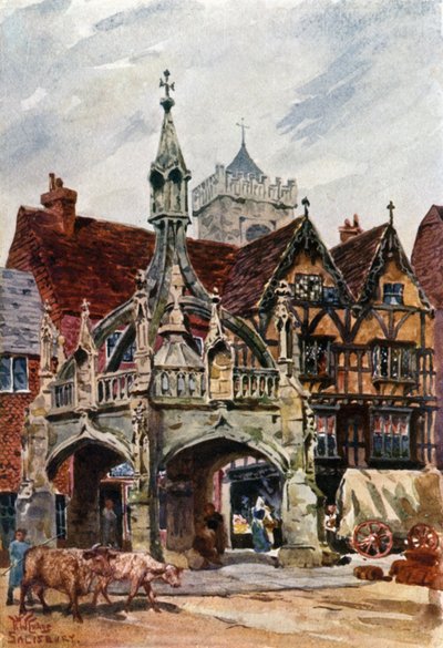 Salisbury, la croix du marché - William Wiehe Collins