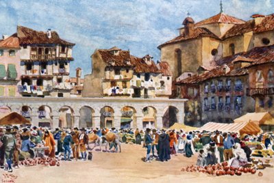 Ségovie, Plaza Mayor - William Wiehe Collins