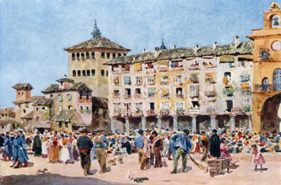 Tolède, le Zocodover - William Wiehe Collins