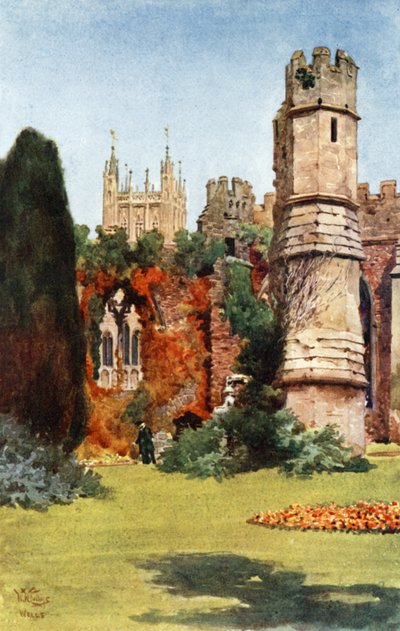 Wells, les ruines de la salle de banquet - William Wiehe Collins
