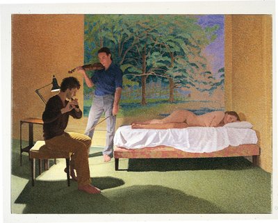 Figures avec un paysage - William Wilkins