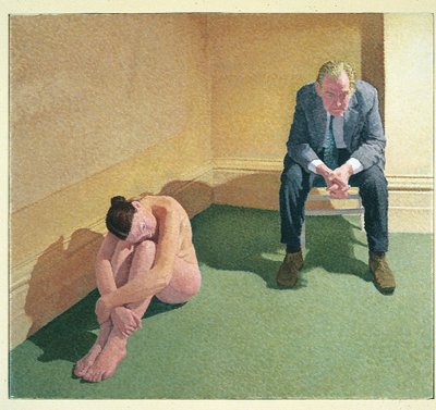 Deux figures dans le coin d