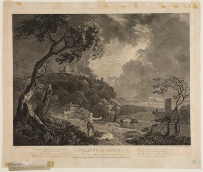 Céladon et Amélia - William Woollett