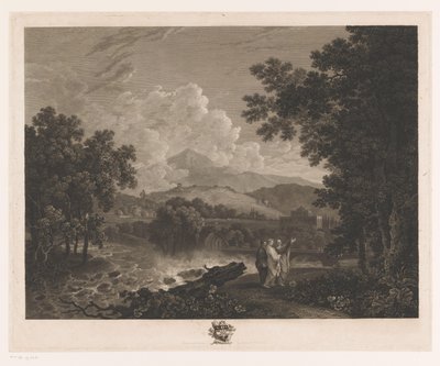 Paysage avec Cicéron au bord d